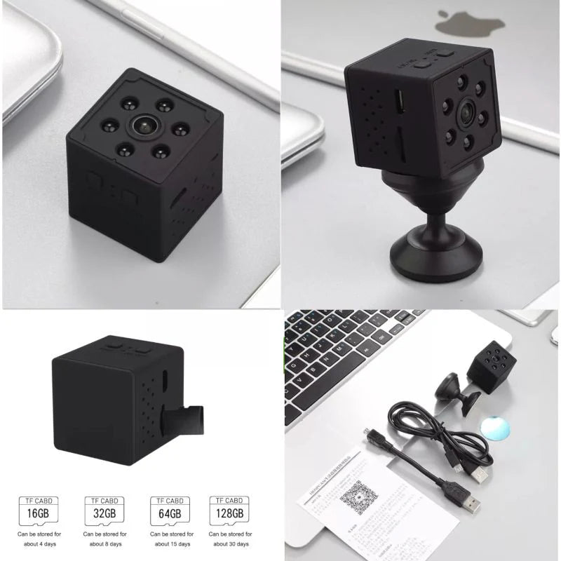 📱 Vigila y protege tu Hogar Desde Cualquier Lugar | Mini Cámara WiFi A10 con Visión Nocturna