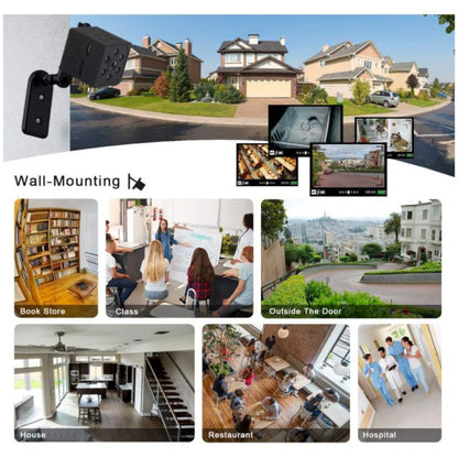📱 Vigila y protege tu Hogar Desde Cualquier Lugar | Mini Cámara WiFi A10 con Visión Nocturna
