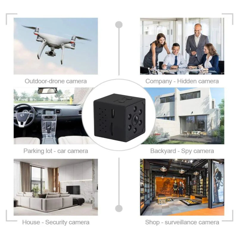 📱 Vigila y protege tu Hogar Desde Cualquier Lugar | Mini Cámara WiFi A10 con Visión Nocturna