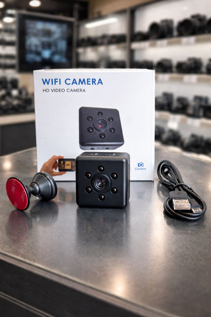 📱 Vigila y protege tu Hogar Desde Cualquier Lugar | Mini Cámara WiFi A10 con Visión Nocturna